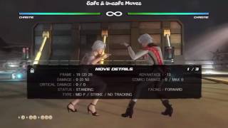 DOA5LR Christie Safe & Unsafe Moves!