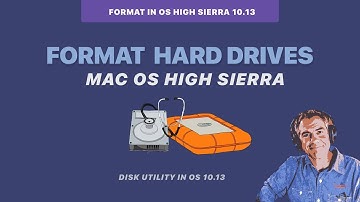 How To Format External Hard Drives on Mac OS High Sierra