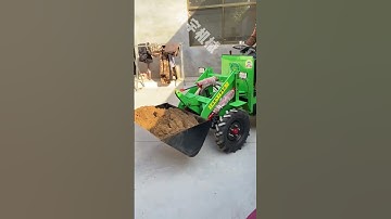 part 75  effort and labor  Four-wheel drive small forklift  Raising... 😍