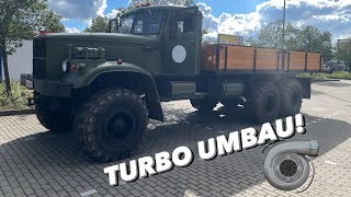V8 TURBO UMBAU Kraz 255 b / K700 Turbo #turbo#k700#v8turbo#russianarmy#military#ostblock#v8#engine