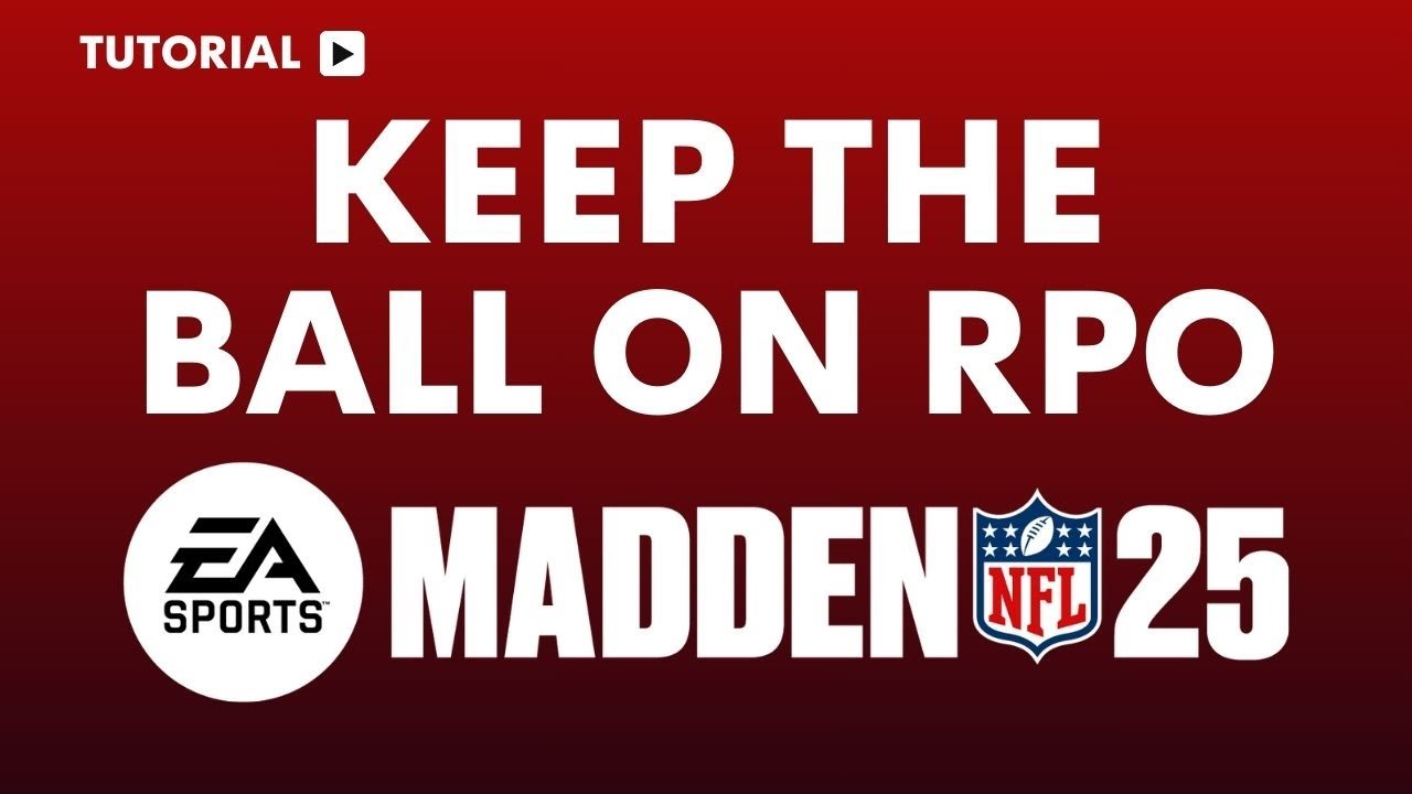 How to Keep the Ball on RPO in Madden 25 - YouTube