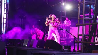 Patrice Roberts with Kes & Voice at IzWE The Festival Experience A Carnival Love Story