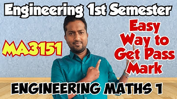 MA3151|Important questions|Easy way to get pass mark in Engineering maths1|Engineering king|