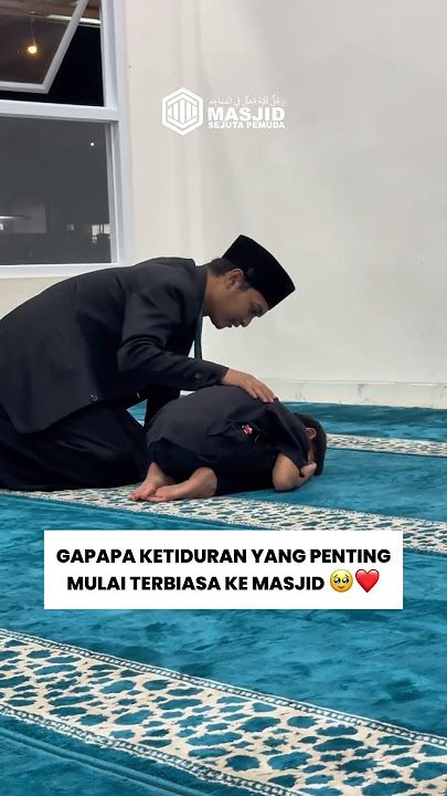 BOCIL SUJUD GAK BANGUN BANGUN 😭 #masjid #marbot #masjidsejutapemuda