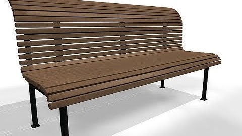 Tutorial on Modeling a stylish sitting bench in 3dsmax.