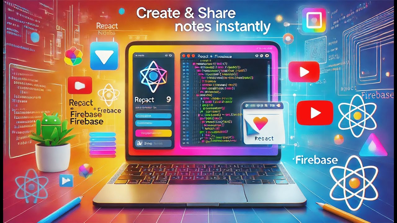 Build a React + Firebase Instant Note-Sharing App ! 🔥 [ Part 02] - YouTube