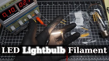 LED Light Bulb Filament (3v): Make Your Low Voltage Projects GLOW (ComM)