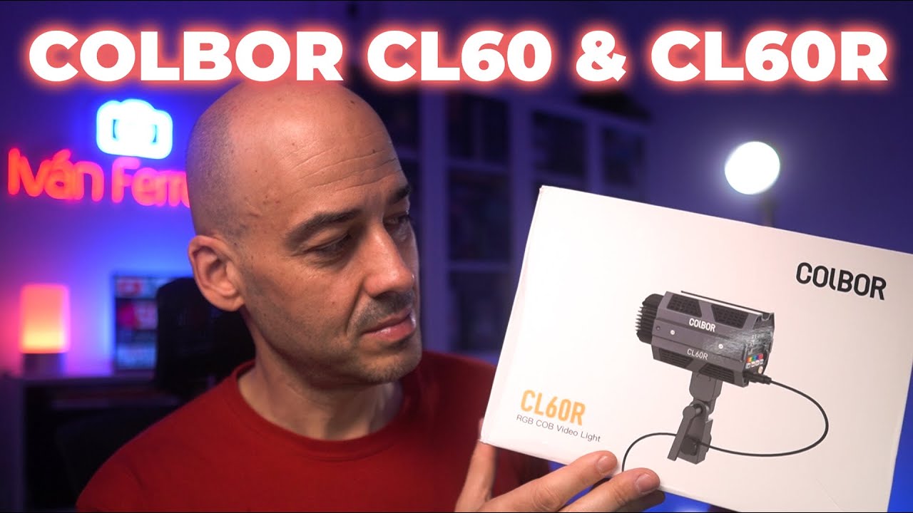 COLBOR CL60R & CL60💡Foco LED RGB - BICOLOR FOTOGRAFÍA & VÍDEO ¡NO