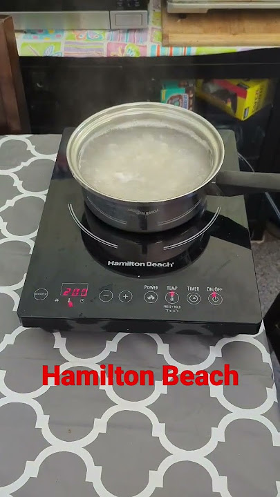 Hamilton Beach Single Induction Cooktop (Black)