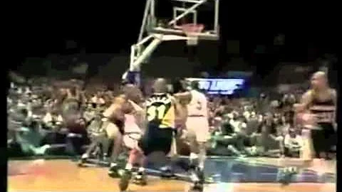 Reggie Miller Gets 8 Points in 9 Seconds