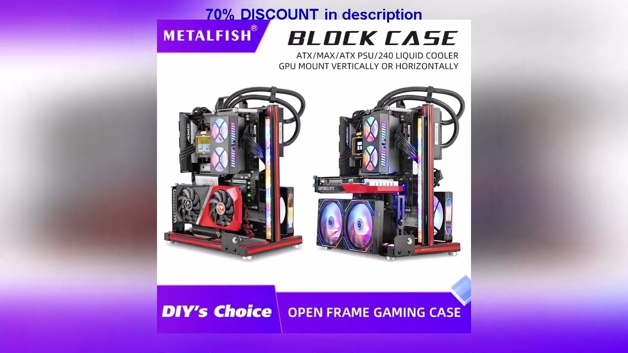 Why Everyone’s Talking About This Product! METALFISH BlockCase Aluminum Open Frame Case Support AT