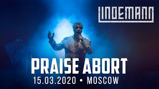 LINDEMANN - Praise Abort // LIVE IN MOSCOW // 15.03.2020, VTB Arena