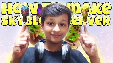 How To Make  *PERFECT*  SkyBlock Server In Aternos