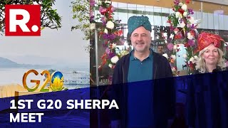 G20 Sherpa Meet Underway In Udaipur; Delegates From 40+ Countries Welcomed screenshot 5