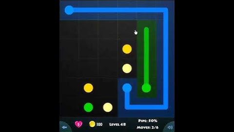 flow game facebook - beginners pack level 48 Connect the dots