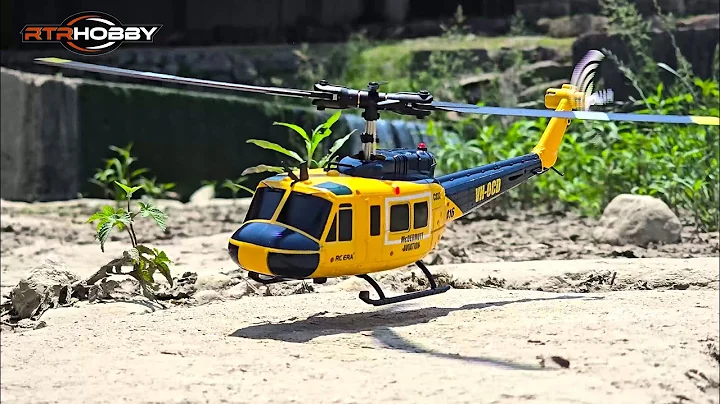 1/48 Scale RC Helicopter RC ERA C032 UH-1 Huey  - Unboxing & Fly Test #rtrhobby