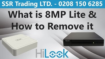 What is 8MP Lite and How to Remove Stop it Hikvision HiLook 5MP DVR DVR-204U-K1 Setup Configuration
