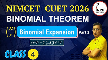 Binomial Expansion Part 1 | Binomial Theorem Class 4 | INPS Classes By Nitin Sir