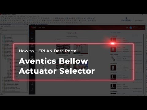 EPLAN Data Portal: Aventics Bellow Actuator Selector