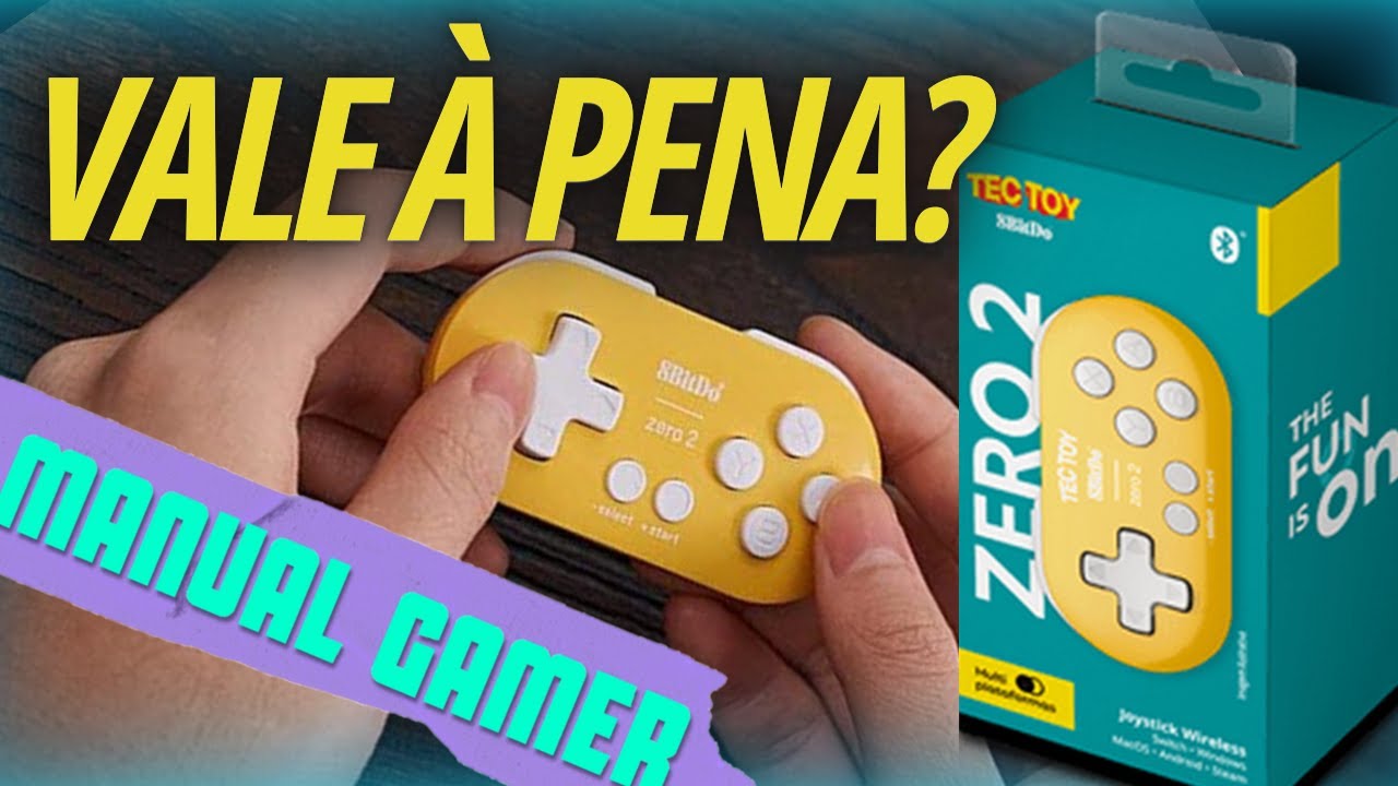REVIEW COMPLETA CONTROLE ZERO 2 TECTOY 8BITDO Programa Manual review completa controle zero 2 tectoy 8bitdo programa manual