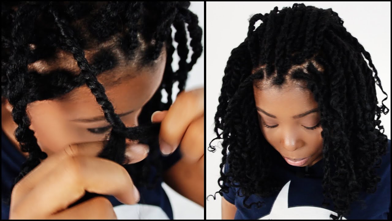 Marley Braids Hair Twists START TO FINISH In 5 Minutes!!! - YouTube