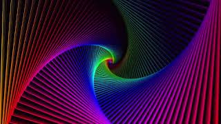 Gorgeous Colorful Spiral for 5 Minutes (No Sound)