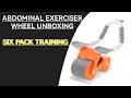 Abdominal exercise wheel unboxing/ six pack traner