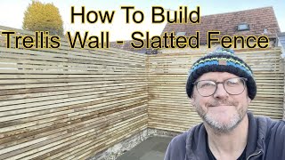 How To Build A Strong Trellis_ Slatted Wall