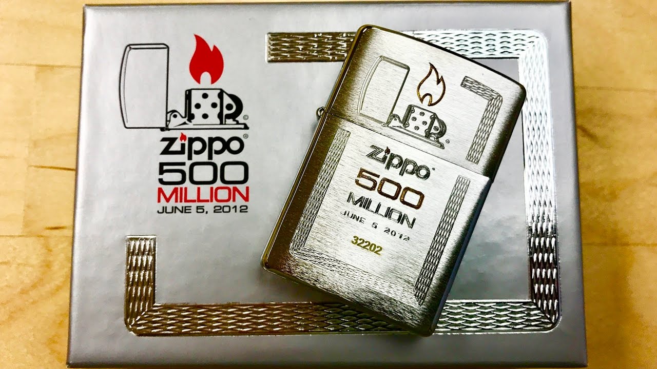 Zippo 500 Millionth Lighter, Limited Edition - YouTube