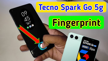 Tecno spark go 5g display fingerprint setting/Tecno spark go 5g fingerprint screen lock/fingerprint