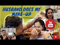YouTube Monetized | Google Adsense Pin | Husband Does my Make-up Challenge | Sheila Defino-Fernandez