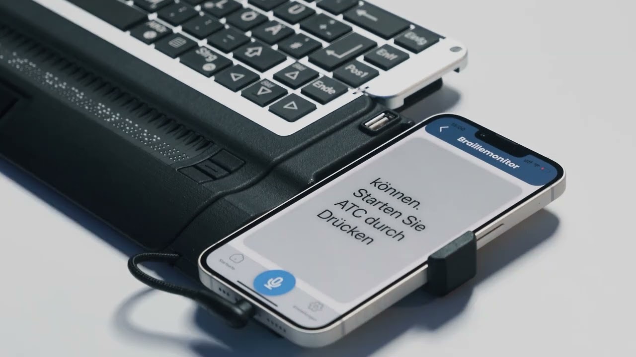 Activator Braillezeile: HelpTech+ Funktionen des Braillemonitors