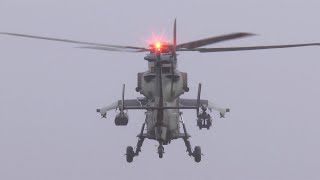 French Tigre Helicopter Taking off in Bad Weather |Eurocopter EC665 Tigre |
