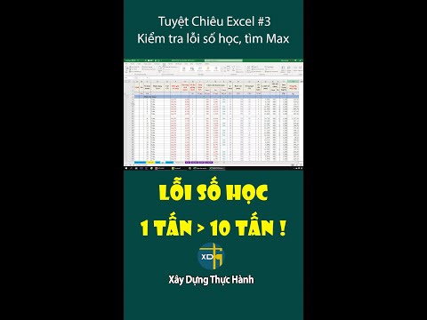 #1 Mẹo kiểm tra nhanh lỗi số học trong Excel | Mẹo thủ thuật Excel #3 Mới Nhất