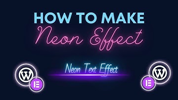 How to Create Dazzling Neon Text Effect [Step-by-Step Guide]" With Source Code