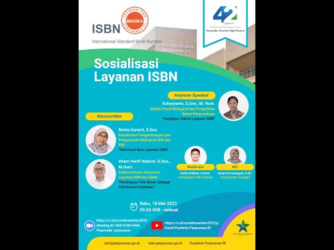 Sosialisasi Layanan ISBN - Kebijakan Teknis dan Ketentuan Baru dalam Layanan ISBN