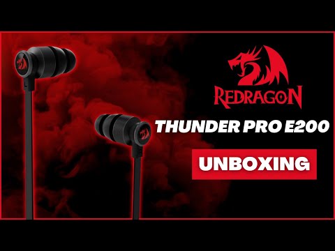 Redragon Thunder Pro E200 um fone GAMER intra-auricular BARATO