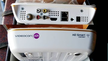 Videocon D2H Smart Connect Set Top Box Unboxing, d2h stream set top box