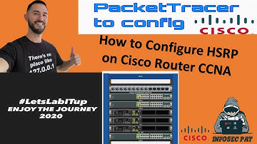 How to configure HSRP on a Cisco ISR Router in Cisco Packet Tracer - 2020 CCNA Lets Lab it up.