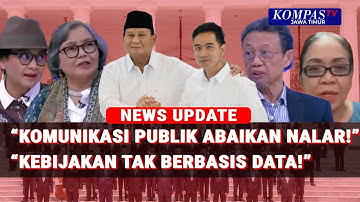 Setahun Pemerintahan Prabowo-Gibran, Guru Besar Kritik Kebijakan Tak Berbasis Data & Komunikasi