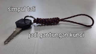 Membuat gantungan kunci dari tali simpul paracord