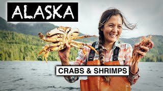 Dungeness Crabs and Spot Prawns - Alaska Adventure - Crabs and Shrimp - Ama Ebi - Kimi Werner Recipe