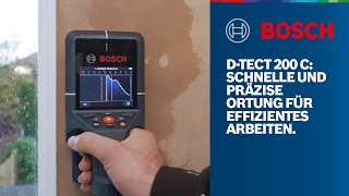 Bosch Professional D-Tect 200 C Schnelle Und Präzise Ortung Für Effizientes Arbeiten