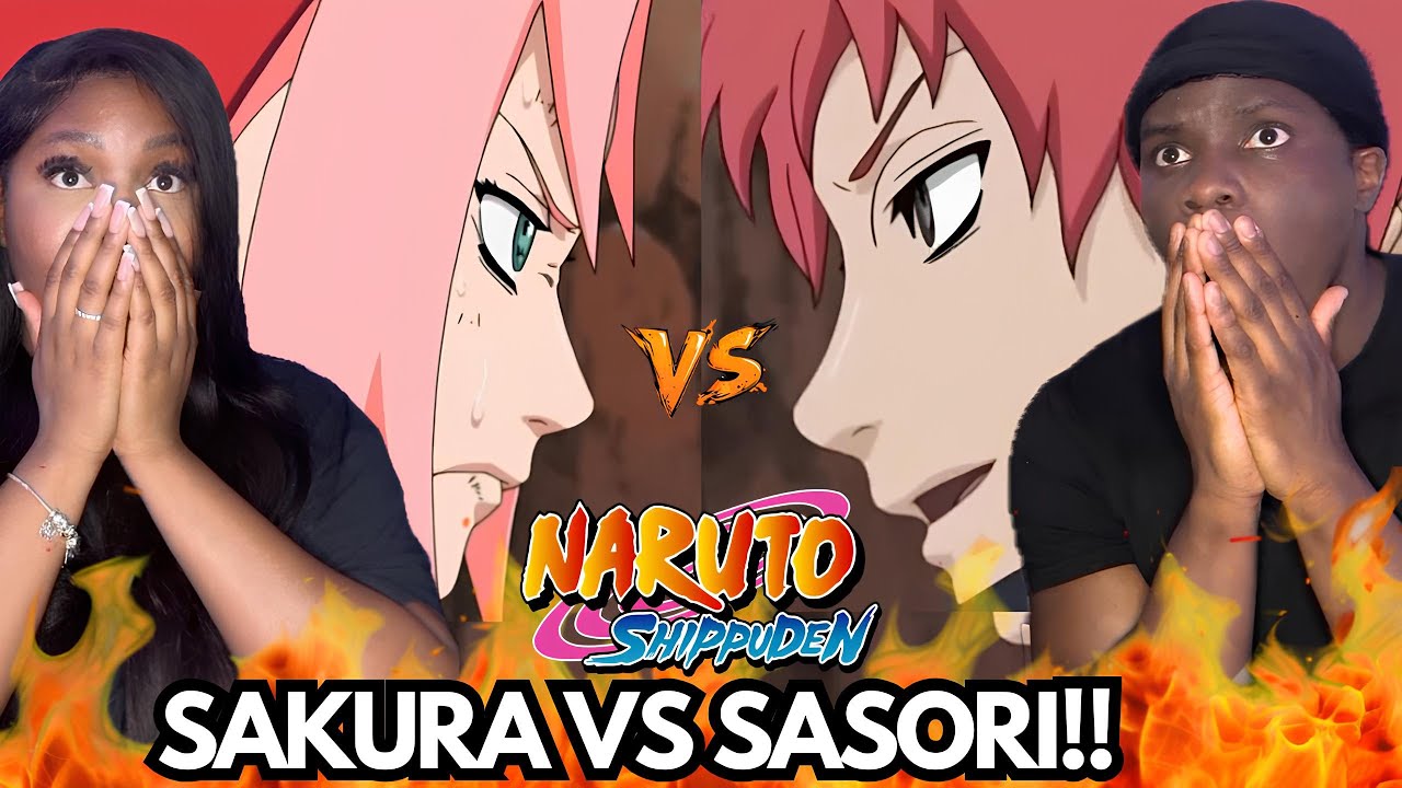 SAKURA VS SASORI!!! NARUTO SHIPPUDEN EPISODE 23-24 REACTION/REVIEW