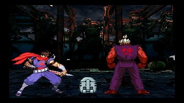 Strider Hiryu vs Shin Akuma - Highest Level Insane Epic Battle #fightinggames #mugen #mugenbattle