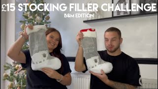 £15 B\&M CHRISTMAS STOCKING FILLER CHALLENGE🎅