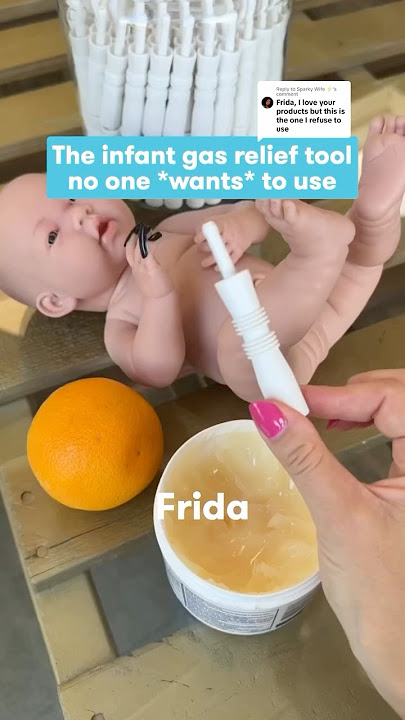 The infant gas relief tool no one *wants* to use #newbornessentials #newborntips #parentingtips