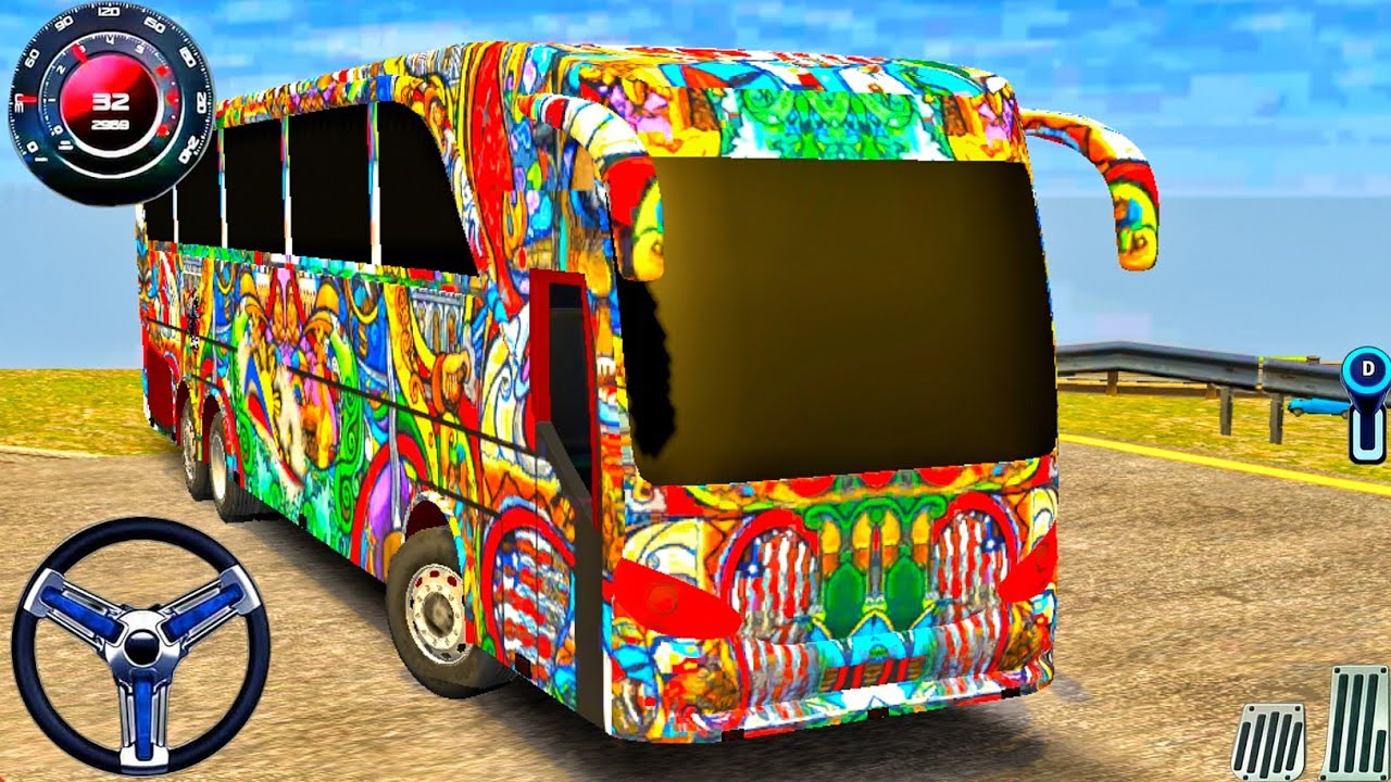 Offroad Coach Bus Simulator 2025: New Bus Driving Simulator! Bus Game Android Gameplay