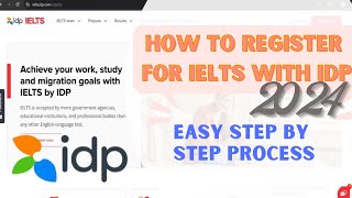 HOW TO REGISTER FOR IELTS WITH IDP IN 2024 | Book IELTS with IDP by yourself.