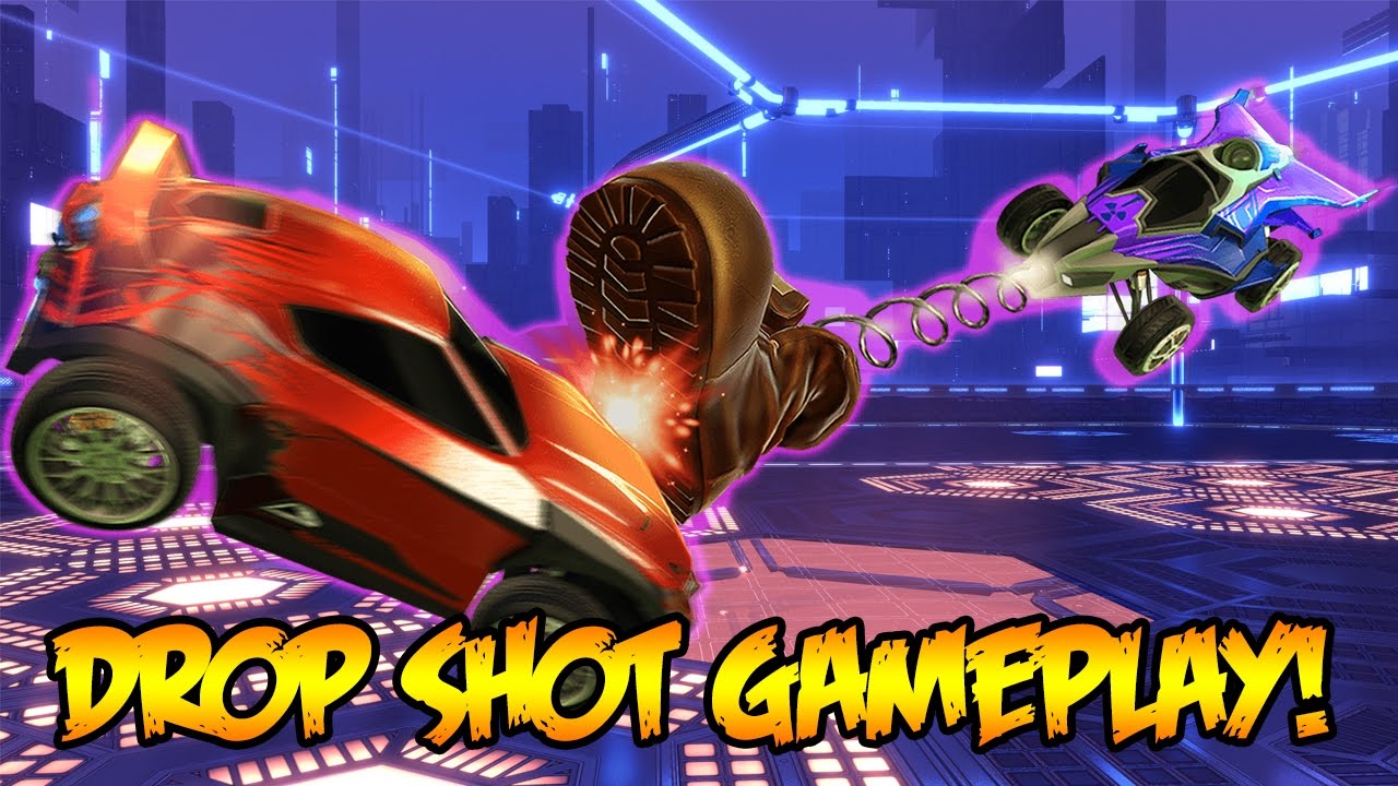 ROCKET LEAGUE NEW DROP SHOT GAME MODE UPDATE!!! (Rocket League